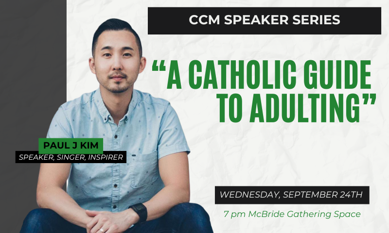 CCM Featured Fall Speaker