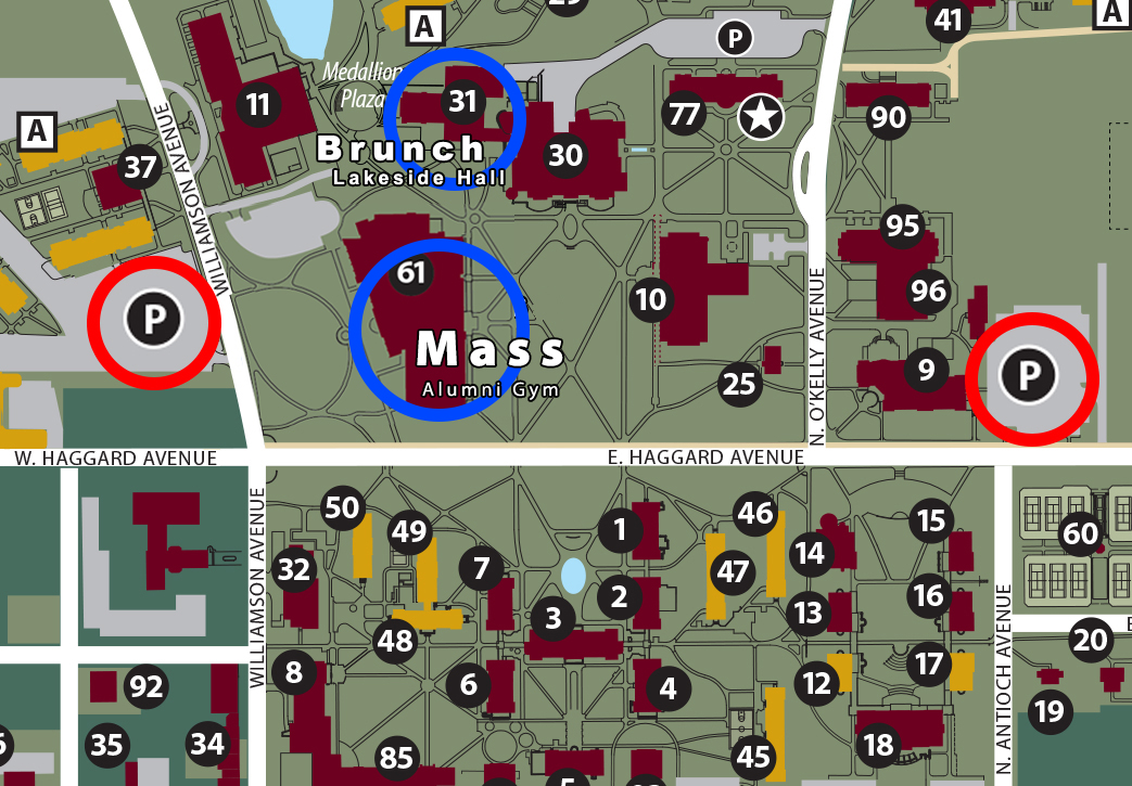 Family Weekend Map